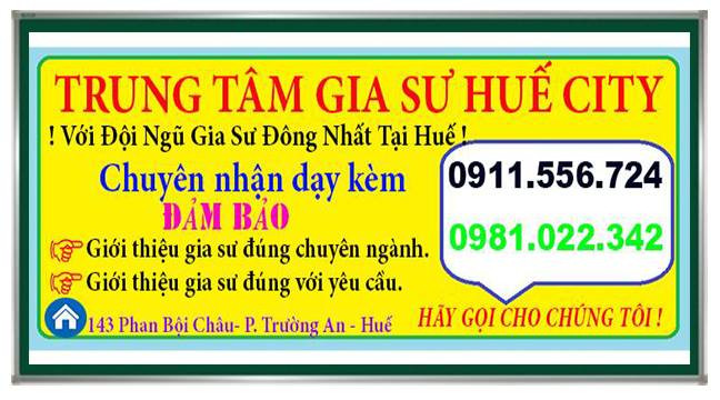 Trung Tâm Gia Sư Huế City