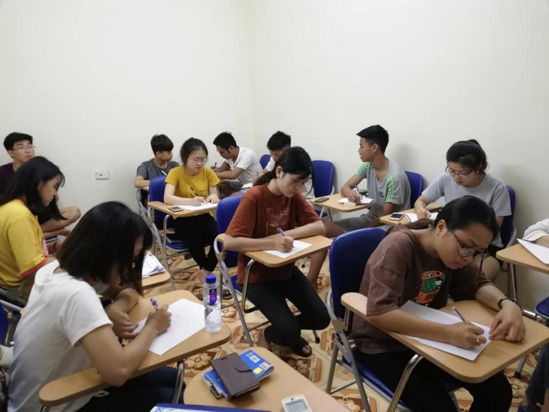 Lớp học tại HẢI PHÒNG ENGLISH HOMESTAY