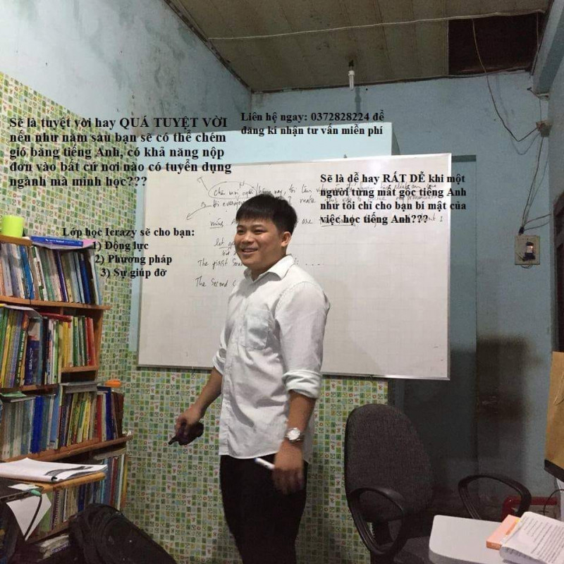 Thầy giáo Trương Văn Đại - giáo viên tại trung tâm