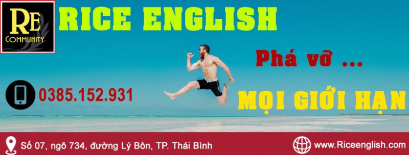 Tiếng Anh Thái Bình - RiceEnglish