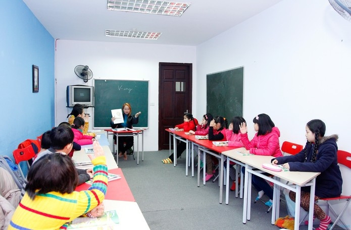 Lớp học tại trung tâm anh ngữ Language Stars