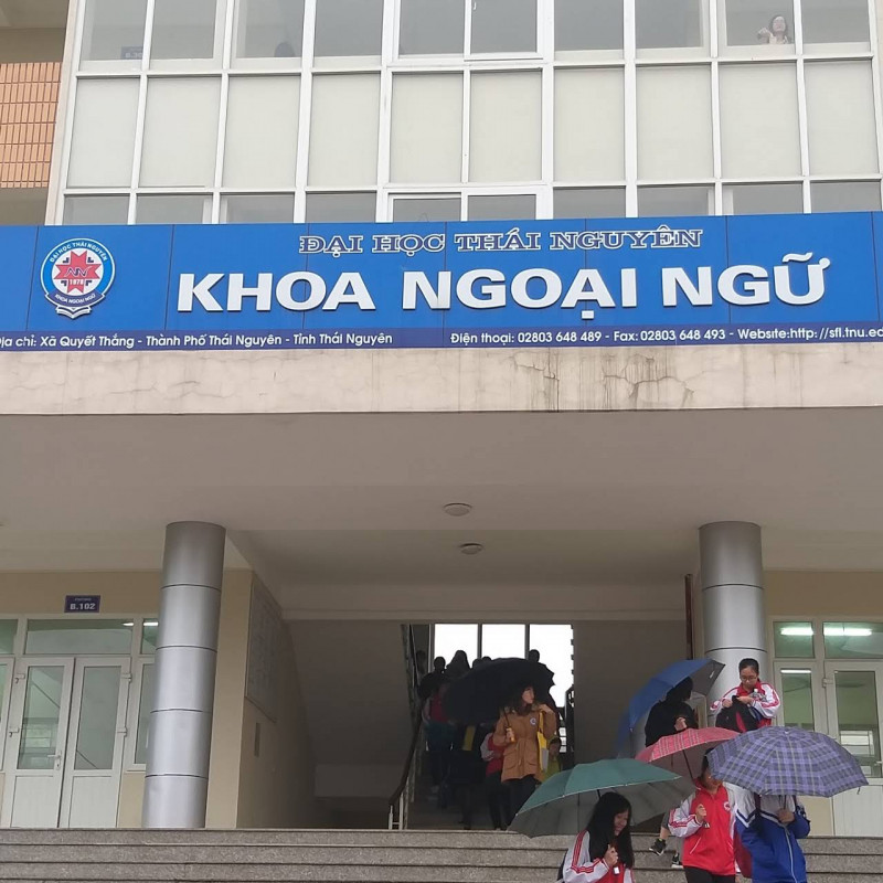 Giảng đường trường Ngoại ngữ - Đại học Thái Nguyên