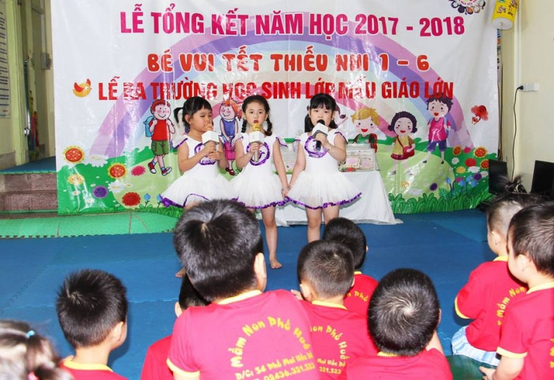 Lễ tổng kết năm học ở Trường mầm non Phố Huế - Mai Hắc Đế