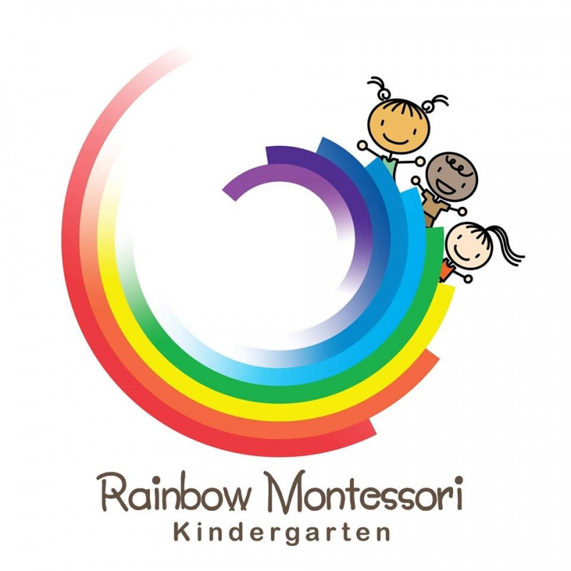 Logo ở Rainbow Montessori Kindergarten