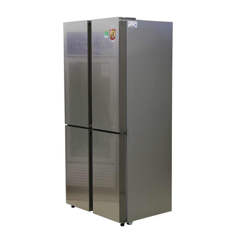 Tủ lạnh inverter Aqua AQR-IG525AM-GG 456 lít