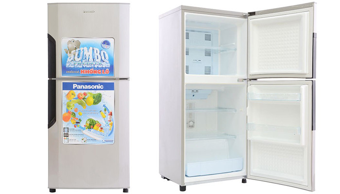 Tủ Lạnh PANASONIC 135 Lít NR-BJ158SSV2 - NR-BJ158SSV2
