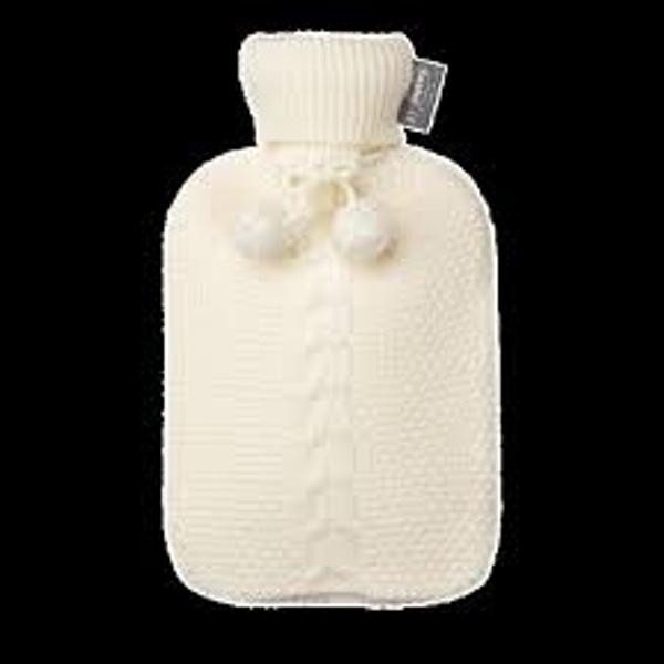 Túi chườm nóng lạnh Fashy 6700 bọc len màu trắng