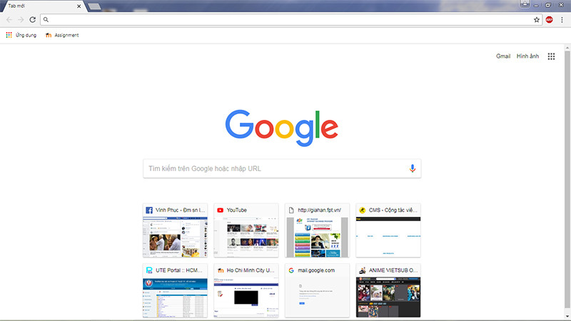 Trình duyệt web - Google Chrome
