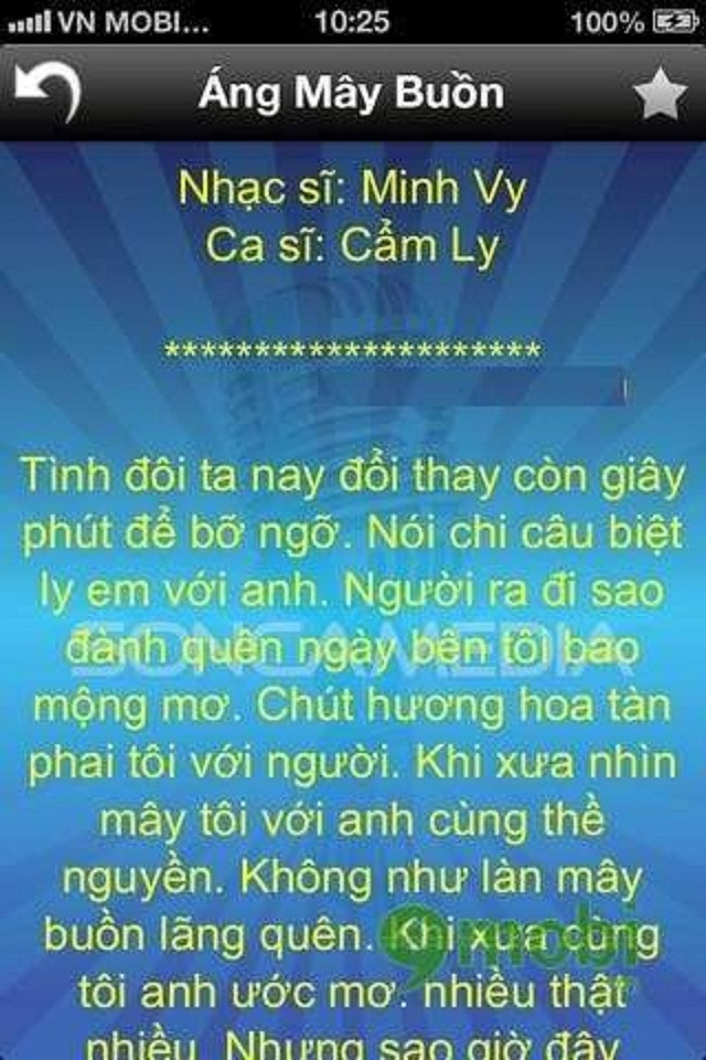 Ứng dụng SongIndex
