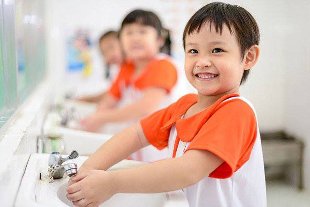 Rửa tay giúp trẻ phòng tránh các bệnh về hô hấp