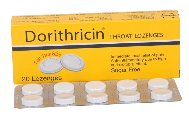 ﻿﻿Dorithricin – Viên ngậm giảm đau họng của Đức
