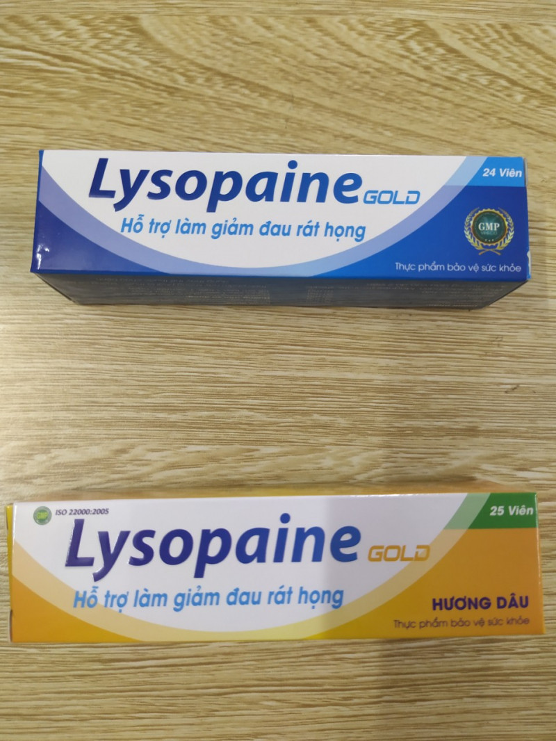Viên ngậm Lysopaine