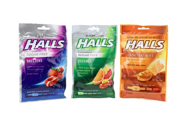 Kẹo Ngậm Trị Ho Halls Không Đường