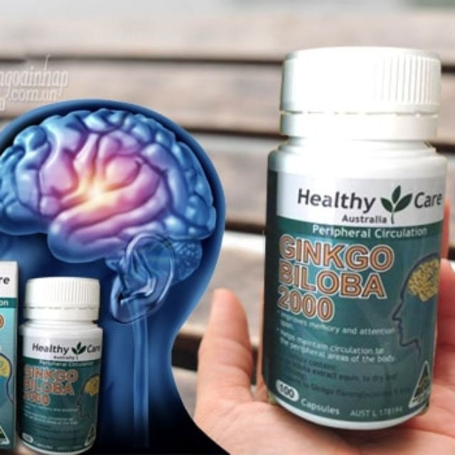 Thuốc bổ não Healthy Care Ginkgo Biloba 2000mg được chiết xuất từ cây bạch quả - đã được nghiên cứu và chứng minh là có chứa dưỡng chất đặc biệt cần thiết để duy trì và nuôi dưỡng bộ não hoạt động tốt