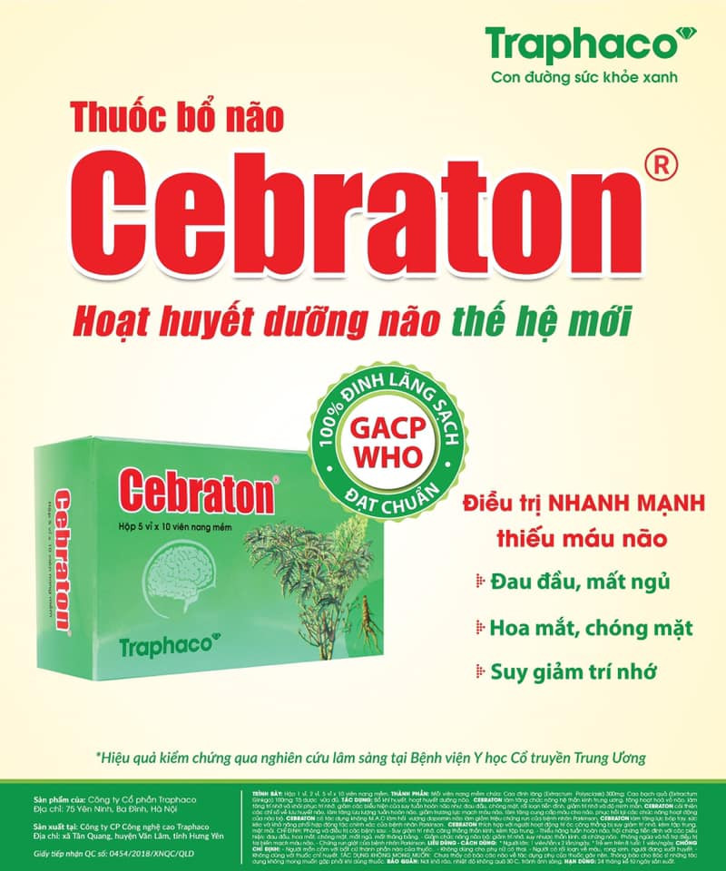 Thuốc bổ não Cebraton