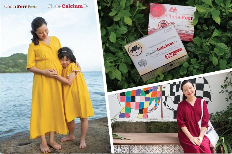 MC Minh Trang lựa chọn Chela-Calcium D3 và sắt Chela-Ferr Forte trong thai kỳ, sau sinh