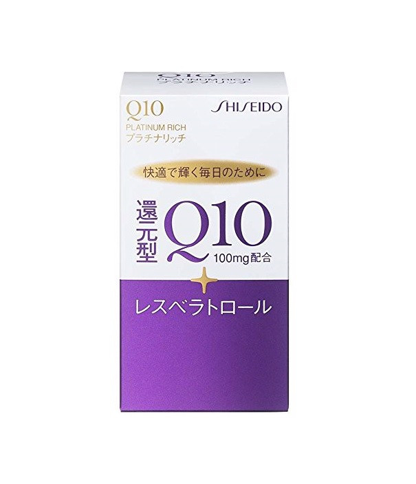 Viên uống đẹp da, chống lão hóa Shiseido Q10 Platinum Rich 100mg
