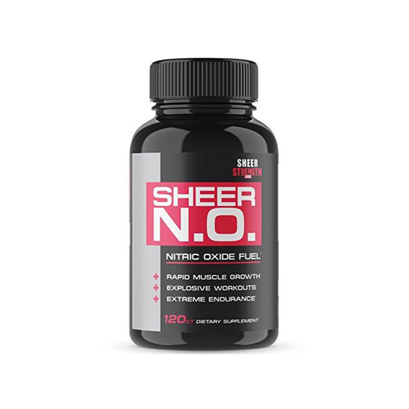 Viên uống hỗ trợ tăng cơ cho nam Sheer Strength Labs – SHEER N.O. Nitric Oxide Fuel (120 Viên/Hộp)
