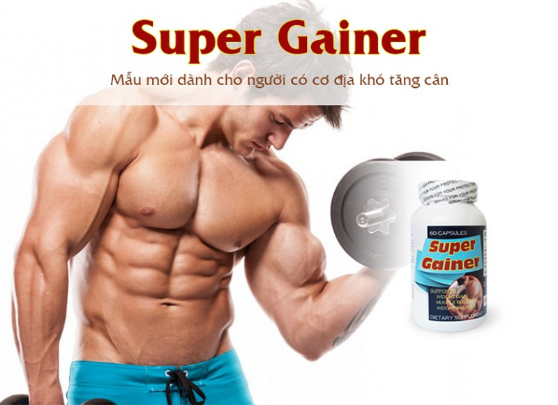 Thuốc Super Gainer tăng cân giúp bạn tăng cân tăng cơ theo cơ chế tự nhiên từ sâu bên trong bằng cách tăng cường mô nạc không tích trữ chất béo