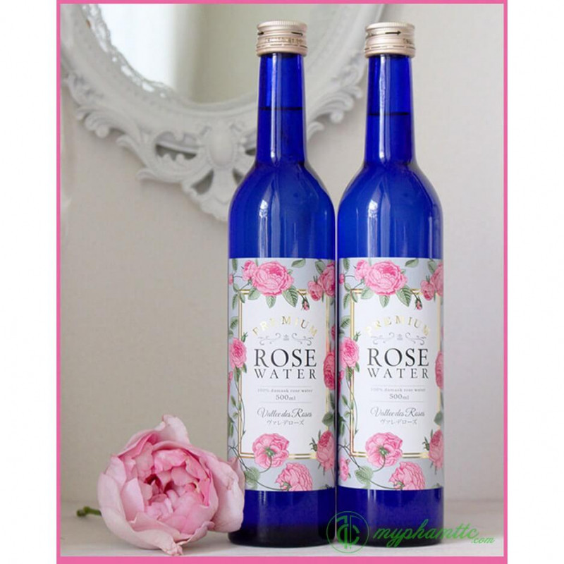 Nước uống hàm hương hoa hồng Premium Rose Water Nhật Bản