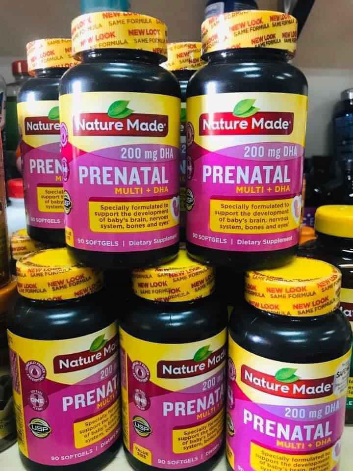 Viên uống Nature Made Prenatal Multi+DHA