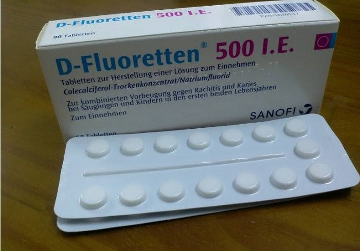 D-Fluoretten 500 I.E dùng cho trẻ từ 17 ngày tuổi đến 24 tháng tuổi, giúp cung cấp vitamin D và lượng canxi cần thiết cho trẻ trong giai đoạn đầu