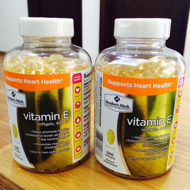 Viên uống bổ sung Vitamin E 400 IU Supports Heart Health 500 viên của Mỹ