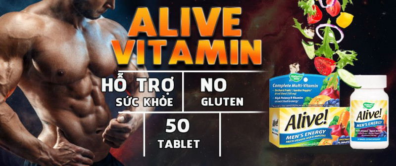 Vitamin Tổng Hợp Cho Nam Alive Men’s Energy