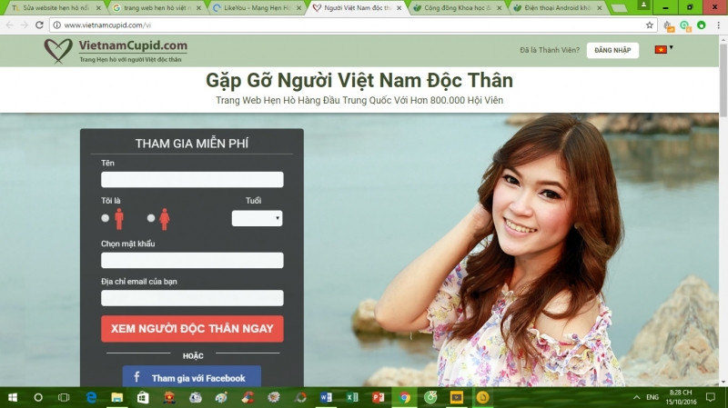 Web VietnamCupid