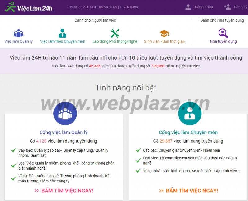 ( Vieclam24h.vn là trang web tìm việc làm uy tín tại Việt Nam)