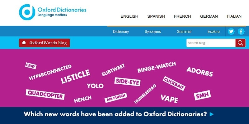 Từ điển tiếng Anh online Oxford