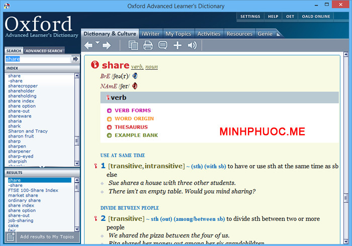 Từ điển tiếng Anh online miễn phí Oxford