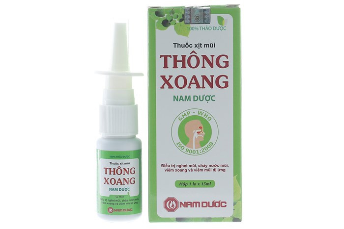 ﻿Thuốc xịt Thông Xoang Nam Dược