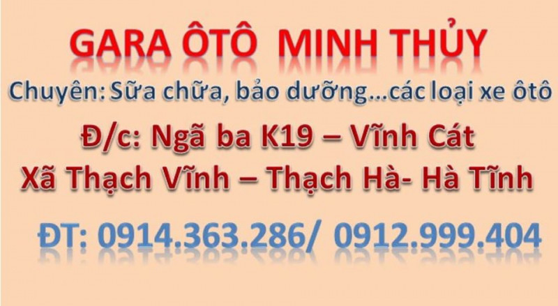 Gara Ô Tô Minh Thủy