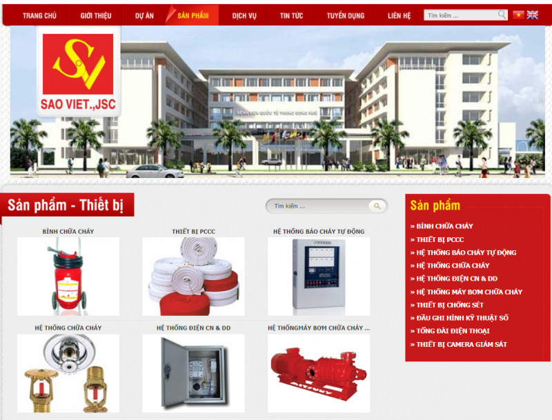 Công ty Cổ phần cơ điện và phòng cháy chữa cháy Sao Việt