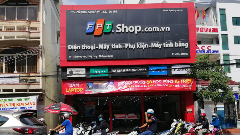 FPT Shop chi nhánh 316 đường Trần Hưng Đạo, phường Mỹ Long, TP. Long Xuyên, tỉnh An Giang