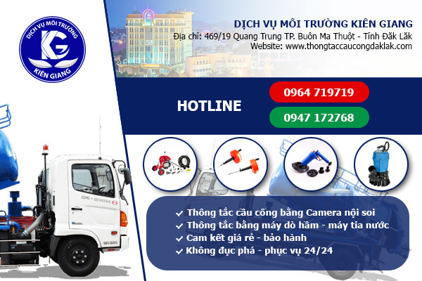 Dịch vụ thông nghẹt Kiên Giang