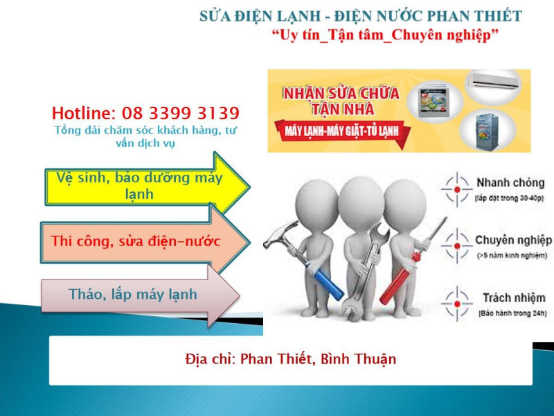 Vinh Phát - Sửa Điện - Nước - Điện Lạnh Phan Thiết