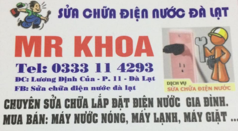 Sửa chữa điện nước Đà Lạt