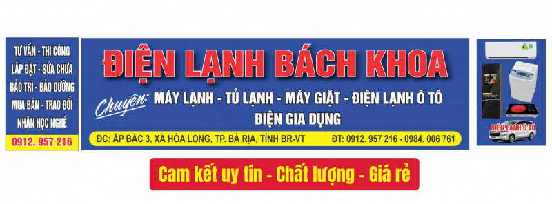 Tại ﻿Điện lạnh Bách Khoa chuyên tư vấn, bảo trì, sửa chữa nhiều thiết bị điện tử