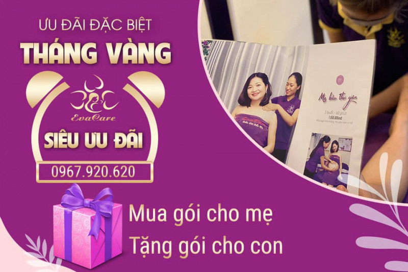 EVACARE - SPA BÀ BẦU SAU SINH TẠI NHÀ