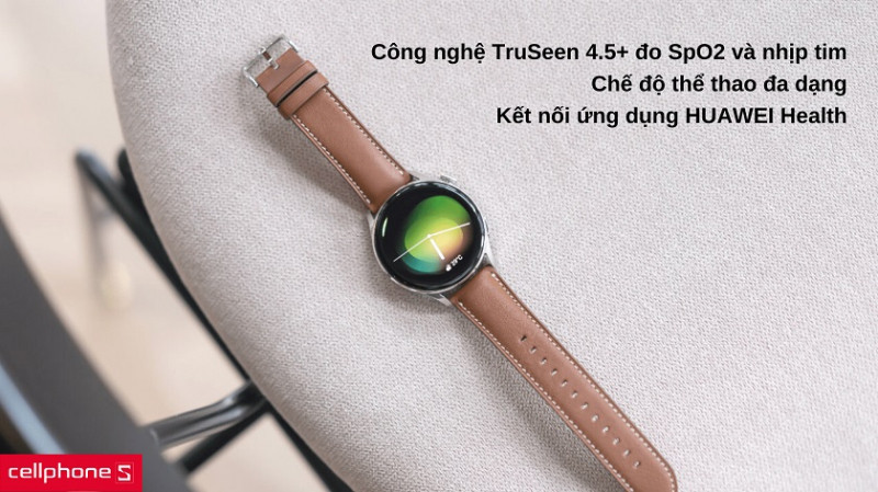 Đồng hồ thông minh Huawei watch 3 dây da