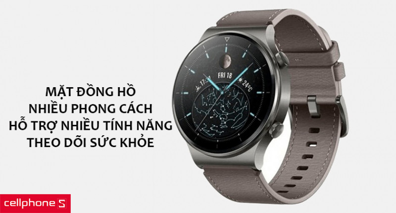 Đồng hồ thông minh Huawei Watch GT 2 Pro Dây da