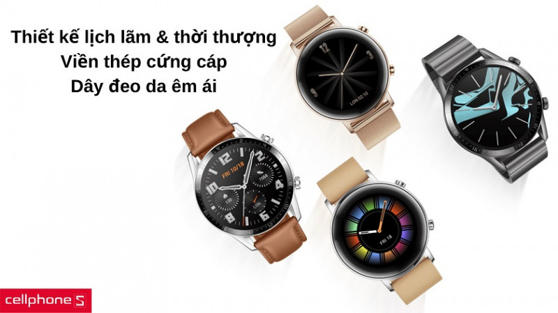 Đồng hồ thông minh Huawei Watch GT 2 Dây da 46mm