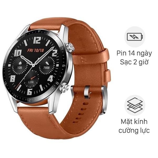 Đồng hồ thông minh Huawei Watch GT 2 Dây da 46mm