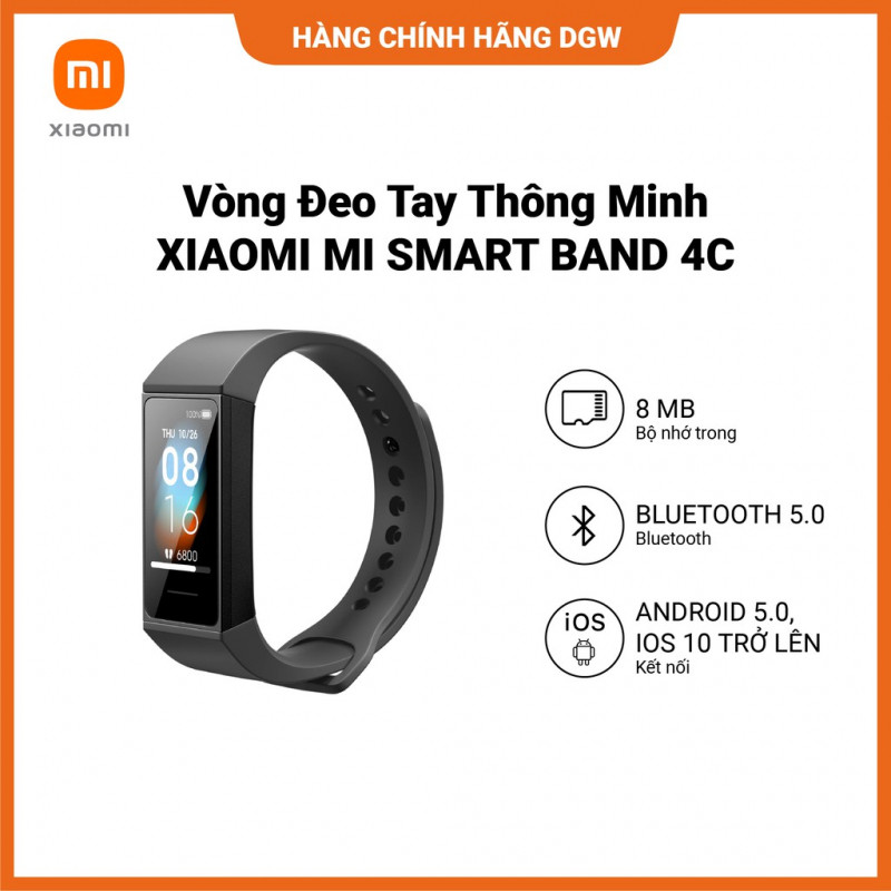 Vòng đeo tay thông minh Xiaomi Mi band 4C