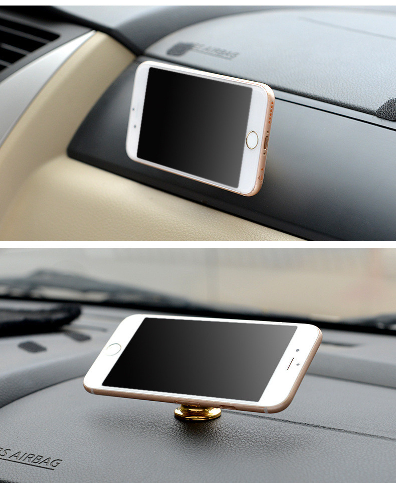 Bộ đế hít nam châm giá đỡ điện thoại trên xe hơi, ô tô 360 độ - Hàng nhập khẩu