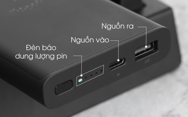 Pin sạc dự phòng không dây Polymer 10.000 mAh Type C Xiaomi Mi Wireless Power Bank Essential