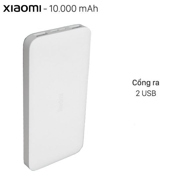 Pin sạc dự phòng Polymer 10.000 mAh Type C Xiaomi Redmi VXN4286GL