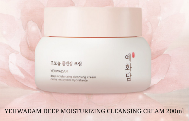 Kem Tẩy Trang Dịu Nhẹ YEHWADAM DEEP MOISTURIZING CLEANSING CREAM 200ml